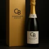 Champagne Baron gold-abonnement met luxe fles en bijpassende doos.